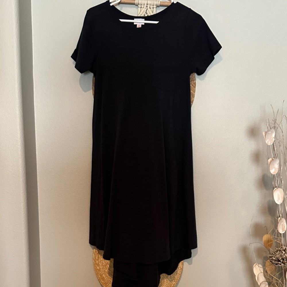 LulaRoe Charcoal black Carly dress